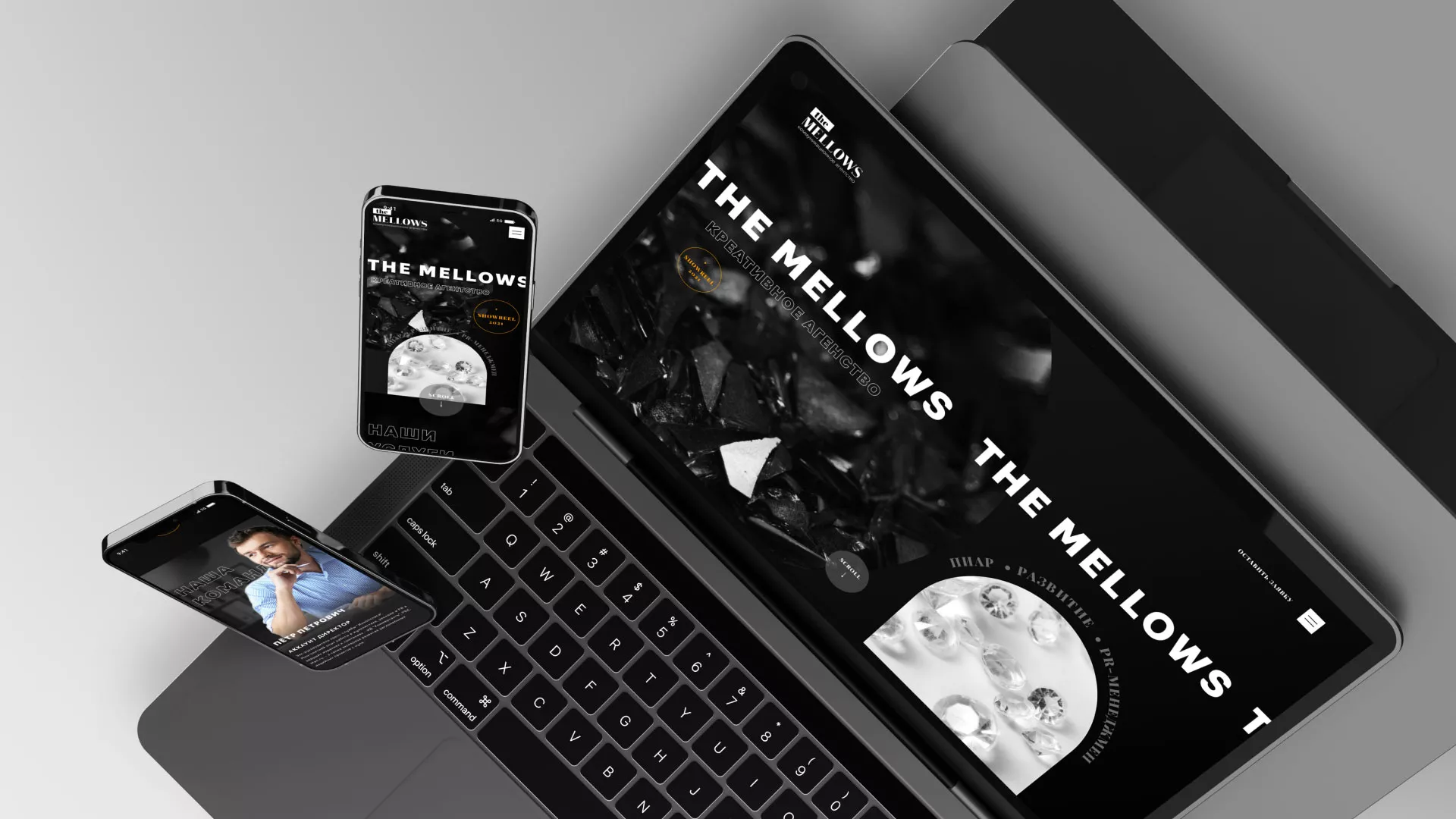 Разработка сайта креативного агентства «The Mellows» в Назарово
