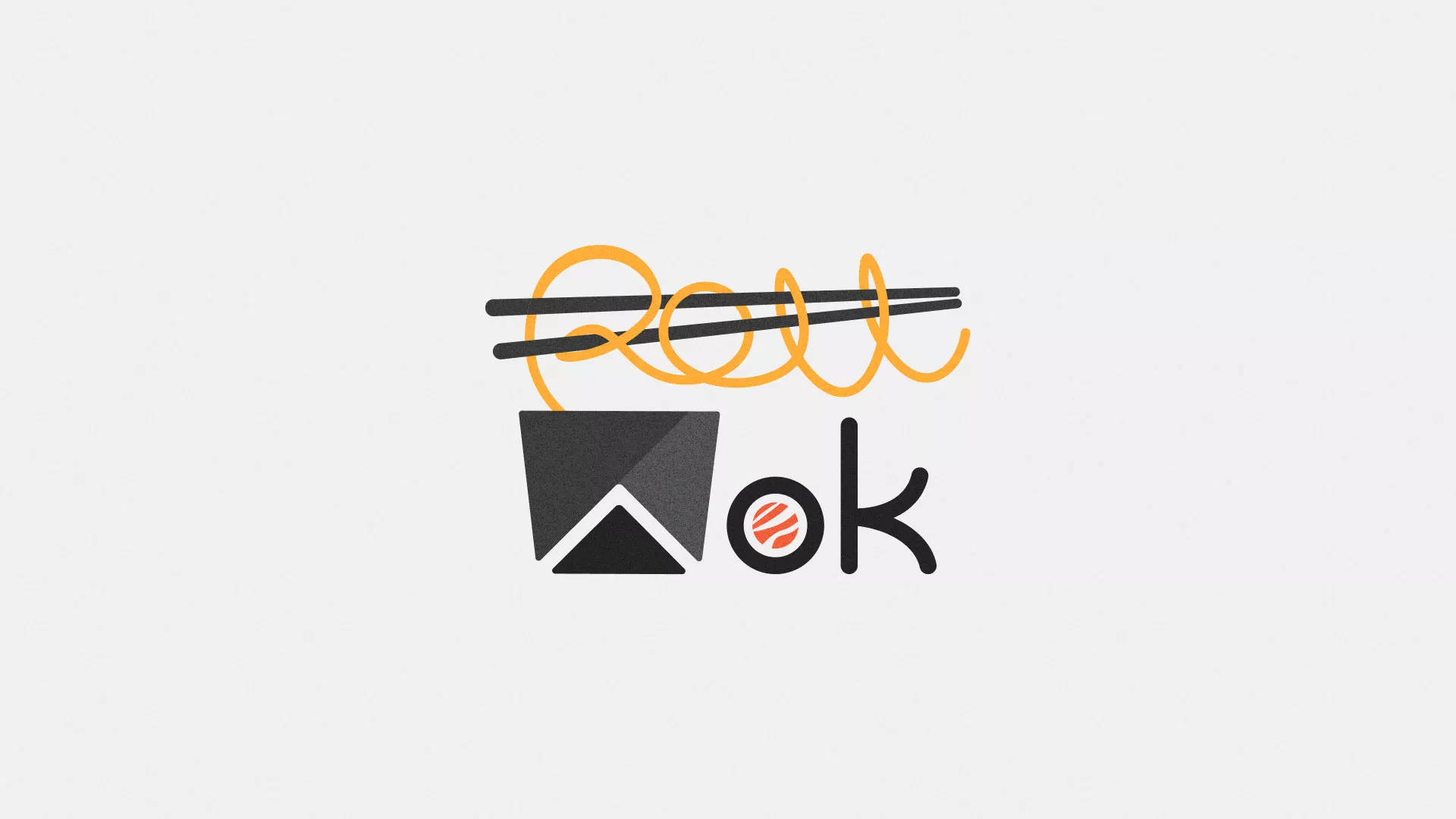Разработка логотипа в Назарово для суши-бара «Roll Wok Club» Разработка логотипа в Назарово для суши-бара «Roll Wok Club»