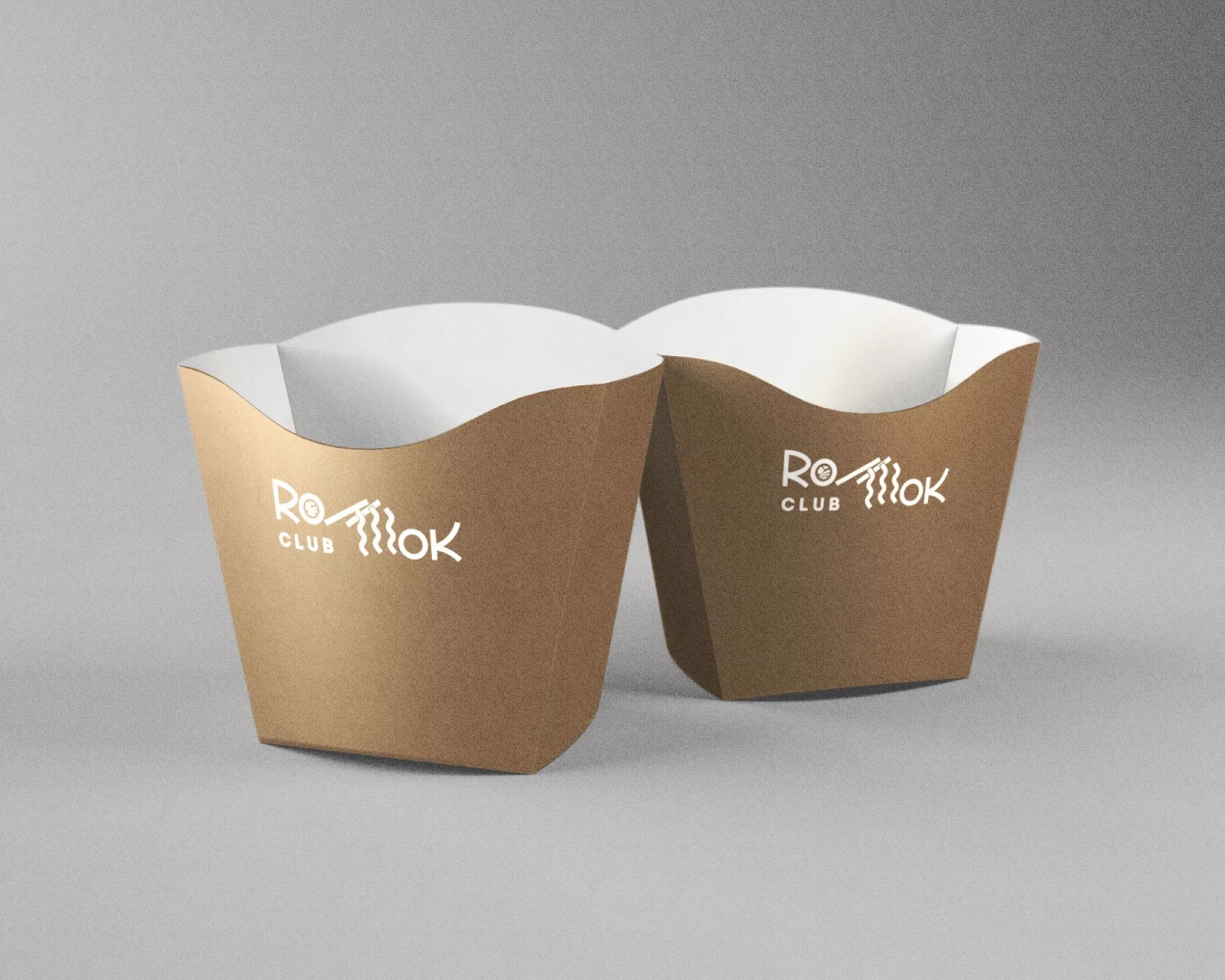 Создание дизайна упаковки суши-бара «Roll Wok Club» в Назарово